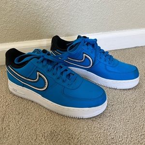 Mens Blue Nike Air Force 1